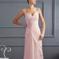 Sheath/Column Straps Sleeveless Beading Long Chiffon Dresses