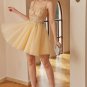 Spaghetti Straps Graduation Dress With Appliques