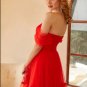 Red Off The Shoulder Prom Dress