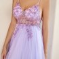 Purple Beading Tulle Prom Dress