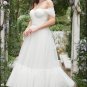 Ivory Off The Shoulder Prom Dress