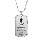 Veterinarians Prayer Caduceus Medical Jewelry Necklace Stainless Steel or 18k Go