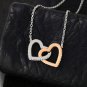 To My Wife God Blessed the Broken Road Inseparable Love Pendant 18k Rose Gold Fi