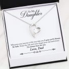 To My Daughter I Pray Necklace Pendant 18k Gold Finish or Stainless Steel 18" Ne