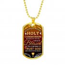 I Pray That I Will Forever Be Blessed Necklace Stainless Steel or 18k Gold Milit