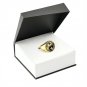Yin Yang Dragon Handmade 18k Gold Finish Circle Signet Ring