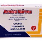 Arnica Nartex~Pain Relief~Muscle Soreness~Injuries~Bruises~Box with 30 Tablets~ Arnica Nartex~Pain Relief~Muscle Soreness~Injuries~Bruises~Box with 30 Tablets~