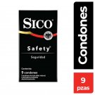 Sico~Safety~Latex Condoms~9 pcs.~ Safe and Very Comfortable~Quality Product Sico~Safety~Latex Condoms~9 pcs.~ Safe and Very Comfortable~Quality Product