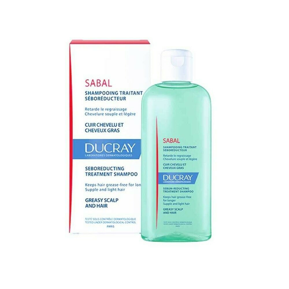 Ducray~Sabal~Sebum-Regulating Shampoo for Oily Hair~200ml~Great Quality Care
