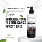 Shaylet Black Toning Shampoo 240 ml-Neutralizes Brassiness & Yellow Tones Shaylet Black Toning Shampoo 240 ml-Neutralizes Brassiness & Yellow Tones