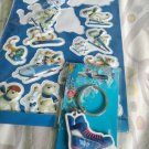 New Great Olympics Souvenir keychain "Skate" Sochi 2014-----+ sticker