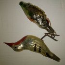 Russian Soviet Christmas 2 birds ornament