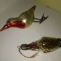 Russian Soviet Christmas 2 birds ornament