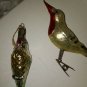 Russian Soviet Christmas 2 birds ornament