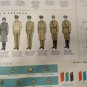 Military  soviet plakat "uniforms and insignia"