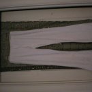 White Terry Cloth Pants