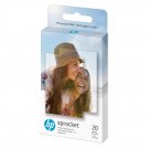 HP ZINK Sticky-Backed Photo Photo Paper, 2" x 3", Gloss finish - 20 sheets