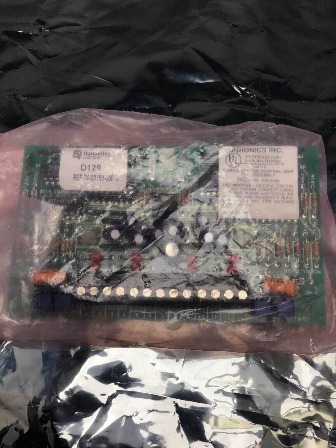 RADIONICS D129 DUAL CLASS A INITIAITING CIRCUIT MODULE CLASS A FIRE LOOP