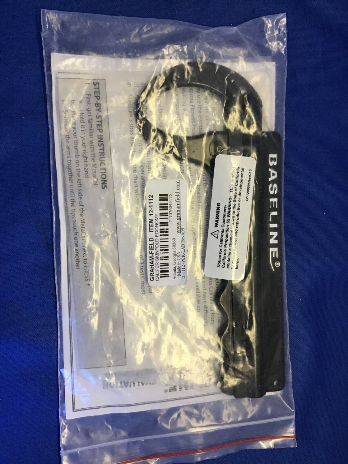 Baseline Evaluation Instruments Skinfold Caliper Free Shipping