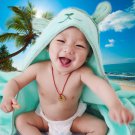 100%Cotton Baby Terry Hooded Towels / Baby Hooded Terry Towels