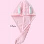 Microfiber hair turban absorb water quickly softer towels