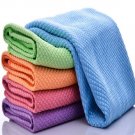 Microfiber Kitchen Clean Glass Towels Cloth 16*16"