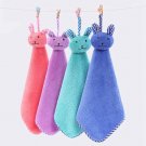 Microfiber Coral Fleece Hang Towels