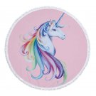 Microfiber Print Round Beach Towels
