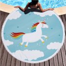 Microfiber Print Round Beach Towels With Different Design