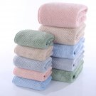 Microfiber Waffle Weave Coral Bath Towels