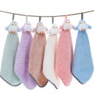 Microfiber Coral Fleece Hang Towels30*30cm