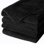 300GSM Black Color Microfiber Hand Salon Towels
