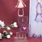I LOVE YOU FIGURINE COUNTRY ARTISTS ONE HEART by Naomi Hamer  #047899