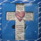 Cross Bless-Us Collection Heart 1 John 4:10 God Sent His Son  #007637
