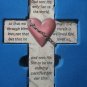 Cross Bless-Us Collection Heart 1 John 4:10 God Sent His Son  #007637