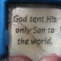 Cross Bless-Us Collection Heart 1 John 4:10 God Sent His Son  #007637