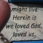 Cross Bless-Us Collection Heart 1 John 4:10 God Sent His Son #007637
