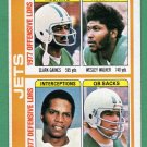 NEW YORK JETS 1978 TOPPS #519 - GAINES - WALKER RC - OWENS - KLECKO RC
