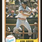 KIRK GIBSON 1981 FLEER ROOKIE CARD #481 - DETROIT TIGERS