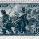 Medical orderlys of the 1942 war, vintage post stamp