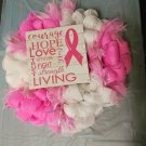 Breast Cancer Wreath