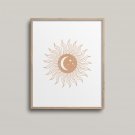 Sun Art Print, Abstract Sun Wall Art, Sun Rays Circle Print Sun Art Print, Abstract Sun Wall Art, Sun Rays Circle Print