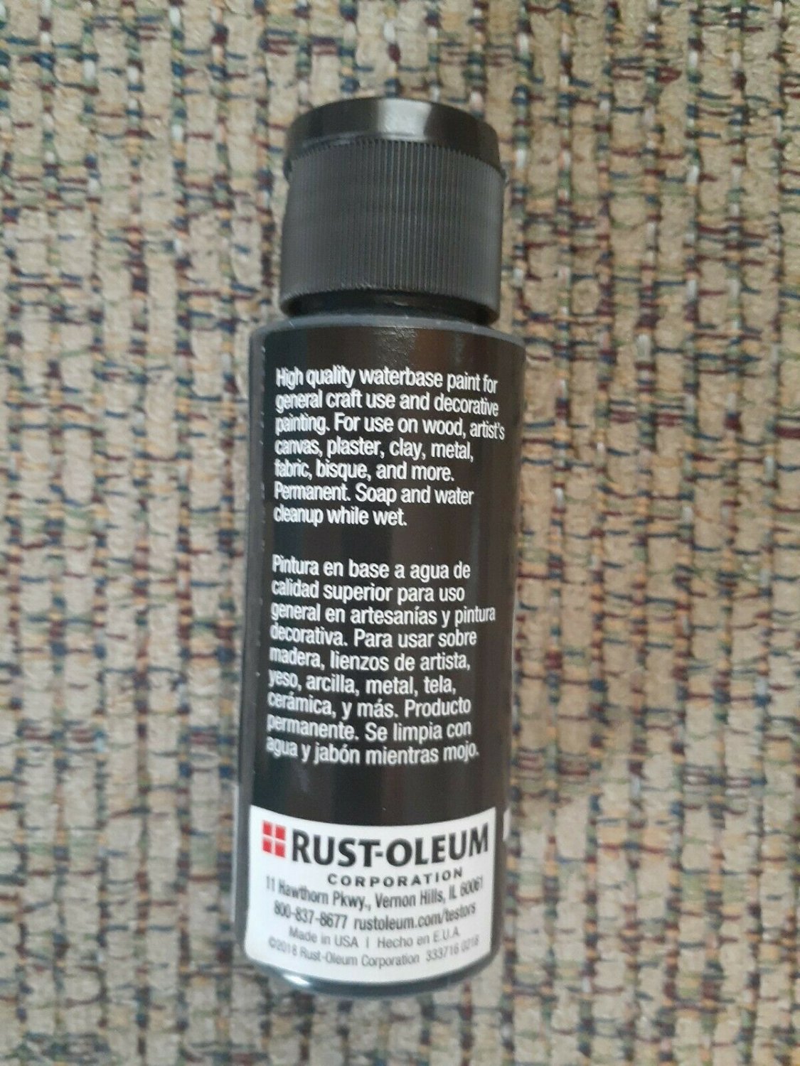 NEW Lot Black Anita's All Purpose Acrylic Paint 2 oz. ea. (8 oz