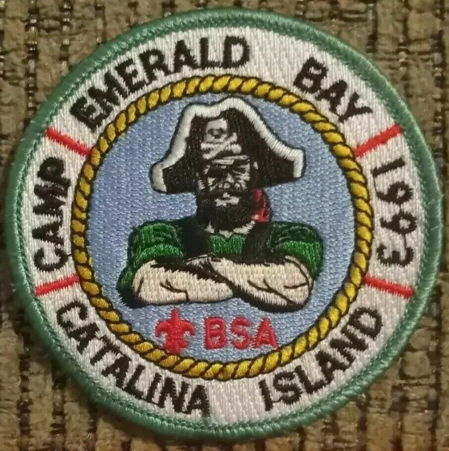 Boy Scouts Catalina Island 1993 Camp Emerald Bay BSA Patch NEW