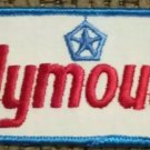 Plymouth embroidered Iron on patch