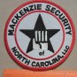 Mackenzie Security of North Carolina - Iron on patch
