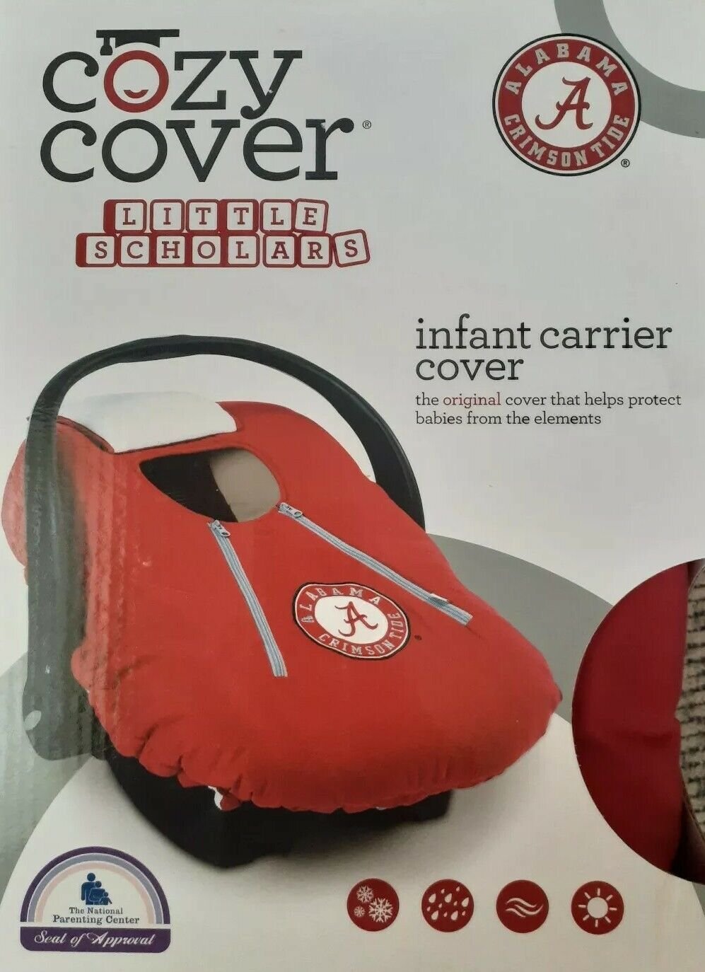 Alabama Crimson Tide Infant Carrier Cover
