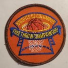 Knights Of Columbus - Free Throw Championship - embroidered Patch