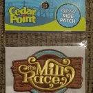 The Mill Race - Cedar Point - embroidered Iron on Patch