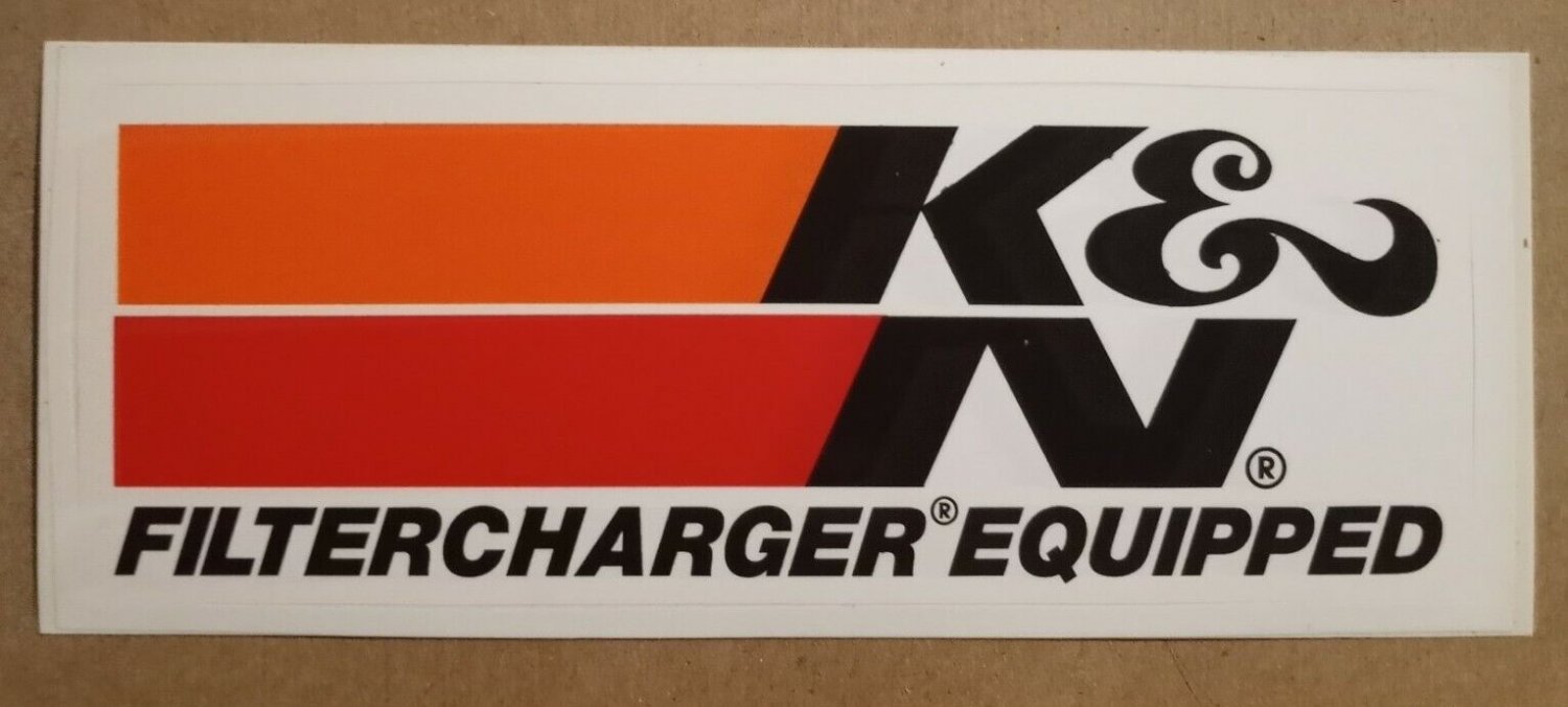 K&N - Filtercharger Equipped - Sticker